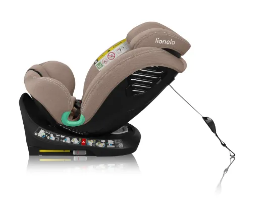 Scaun auto 40-150 cm (i-Size) Isofix Lionelo Bastiaan One Beige Sand, rotativ 360 Scaun auto 40-150 cm (i-Size) Isofix Lionelo Bastiaan One Beige Sand, rotativ 360