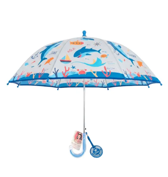 Umbrelă pentru copii cu rechini, cod 2499D