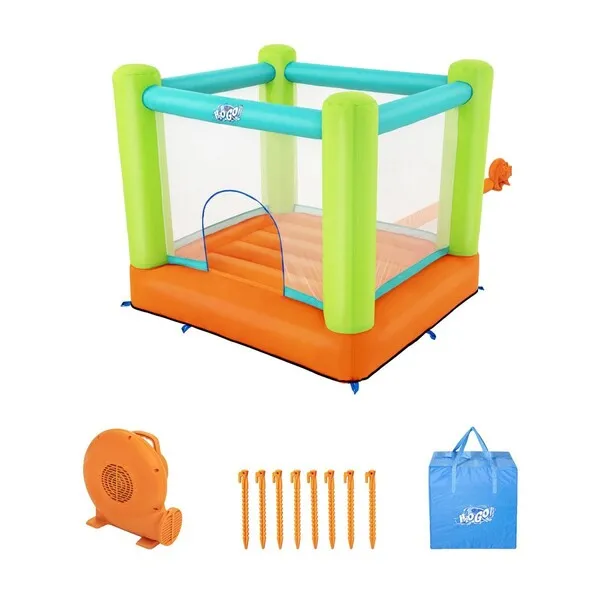 Bestway Trambulină gonflabilă pentru copii „Jump Pump” 194x175x170 cm, cu pompă electrică Bestway Trambulină gonflabilă pentru copii „Jump Pump” 194x175x170 cm, cu pompă electrică