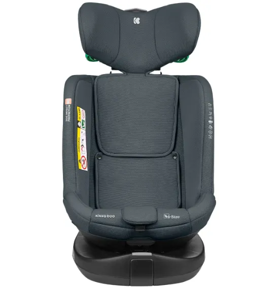 Scaun auto 40-150 cm (i-Size) Isofix KikkaBoo i-Round Dark Grey, rotativ 360 Scaun auto 40-150 cm (i-Size) Isofix KikkaBoo i-Round Dark Grey, rotativ 360