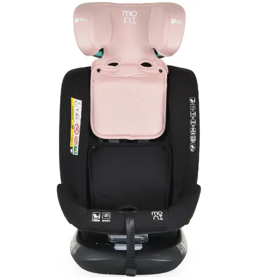 Scaun auto 40-150 cm (i-Size) Isofix Moni Serengeti Gently Pink, rotativ 360 Scaun auto 40-150 cm (i-Size) Isofix Moni Serengeti Gently Pink, rotativ 360