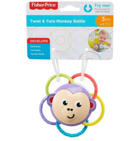 Fisher Price Zornăitoare cu dentitie „Animăluț”, în asortiment Fisher Price Zornăitoare cu dentitie „Animăluț”, în asortiment