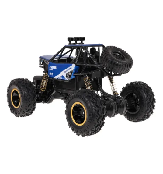 Mașină Rock Crawler 1:16 cu telecomanda, metalică, albastră, cod 2428D Mașină Rock Crawler 1:16 cu telecomanda, metalică, albastră, cod 2428D