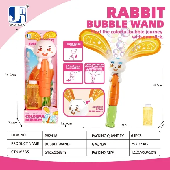 Baghetă de făcut baloane Urechi Mari, cu lumini electrice, plastic, P82418