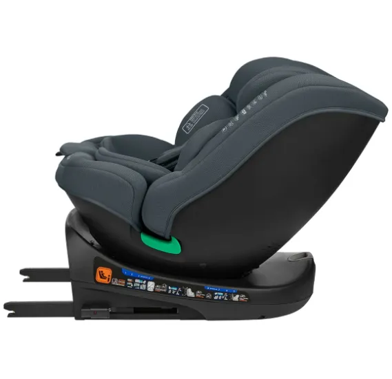 Scaun auto 40-150 cm (i-Size) Isofix KikkaBoo i-Round Dark Grey, rotativ 360 Scaun auto 40-150 cm (i-Size) Isofix KikkaBoo i-Round Dark Grey, rotativ 360