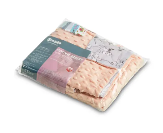 Plapuma Caretero Light Minky Peach Magical Garden, 75x100 cm Plapuma Caretero Light Minky Peach Magical Garden, 75x100 cm