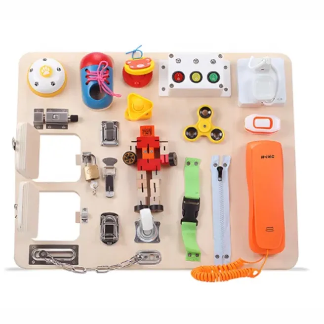 Busyboard educativ cu telefon, cod 1372D Busyboard educativ cu telefon, cod 1372D