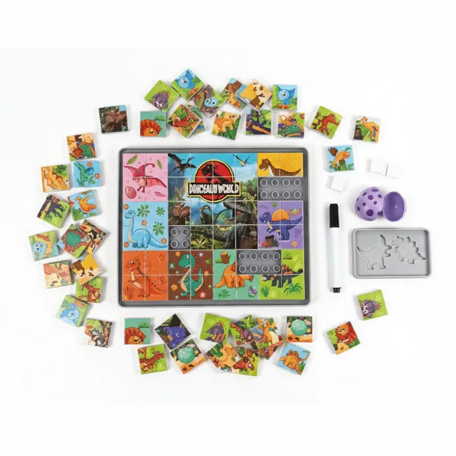 Set de colorat și puzzle Set de colorat și puzzle