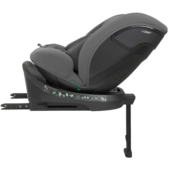 Scaun auto 40-150 cm (i-Size) Isofix KikkaBoo i-Orbit Dark Grey, rotativ 360 Scaun auto 40-150 cm (i-Size) Isofix KikkaBoo i-Orbit Dark Grey, rotativ 360