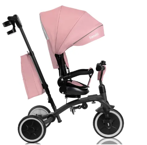 Tricicleta 2 in 1 Lionelo Tris Plus Pink Rose Tricicleta 2 in 1 Lionelo Tris Plus Pink Rose