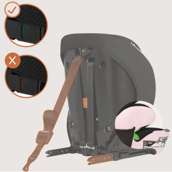 Scaun auto 76-150 cm (i-Size) Isofix Lionelo Levi Fix Pink Baby Scaun auto 76-150 cm (i-Size) Isofix Lionelo Levi Fix Pink Baby