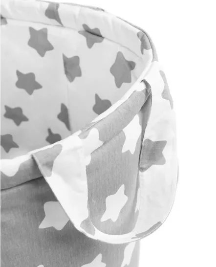 Coș pentru jucării Sensillo Premium XXL Stars Grey Coș pentru jucării Sensillo Premium XXL Stars Grey