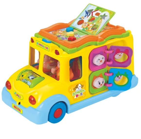 Busyboard „Autobuzul școlar” cu sunet si lumina Busyboard „Autobuzul școlar” cu sunet si lumina