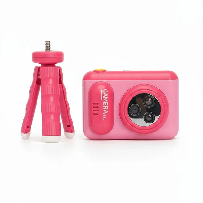 Cameră cu trepied, roz, cod 932104 Cameră cu trepied, roz, cod 932104
