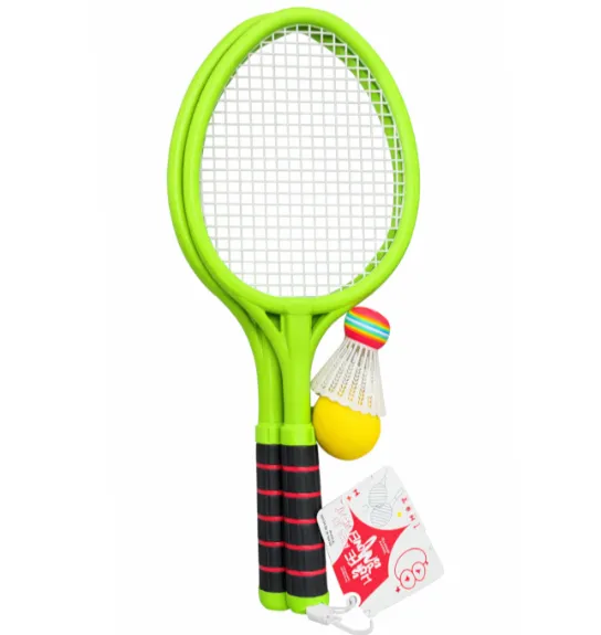 Set de joacă pentru badminton și tenis, verde, cod 990145 Set de joacă pentru badminton și tenis, verde, cod 990145