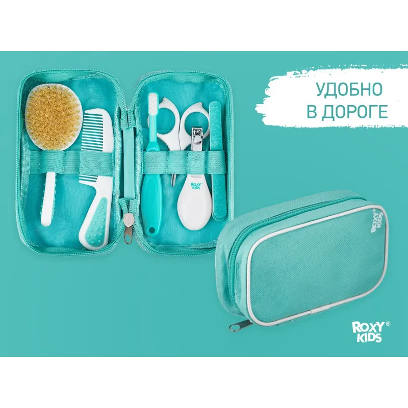 Set de igiena Roxy Kids, Turcoaz (RHS-001) Set de igiena Roxy Kids, Turcoaz (RHS-001)