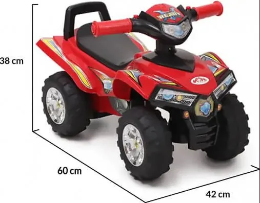 ATV fara pedale Moni Red ATV fara pedale Moni Red