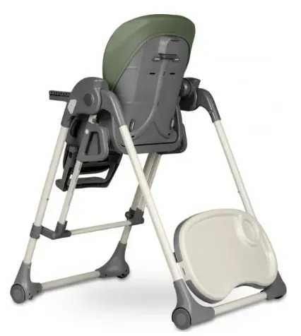 Scaun de masa cu funcție de balansare Lionelo Laurice Olive Green Scaun de masa cu funcție de balansare Lionelo Laurice Olive Green