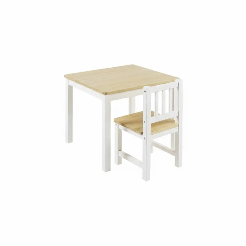 Scaun din lemn Eucalyptus Karol (DS2-S03) Alb+Natural Scaun din lemn Eucalyptus Karol (DS2-S03) Alb+Natural