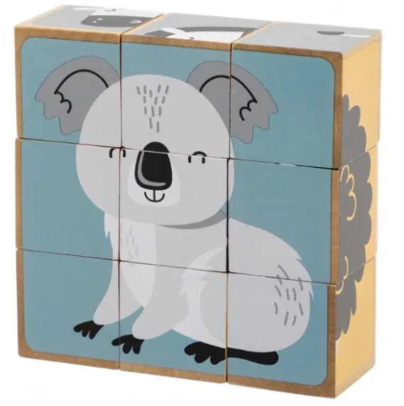 Puzzle-cuburi „Animăluțe” Puzzle-cuburi „Animăluțe”