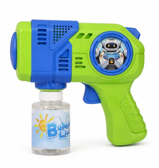 Pistol cu baloane de săpun Bubble Baby, albastru-verde, cod 962191