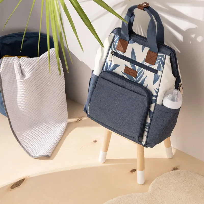 Rucsac pentru mame Skiddou Astrid denim (2080014) Albastru Marin Rucsac pentru mame Skiddou Astrid denim (2080014) Albastru Marin