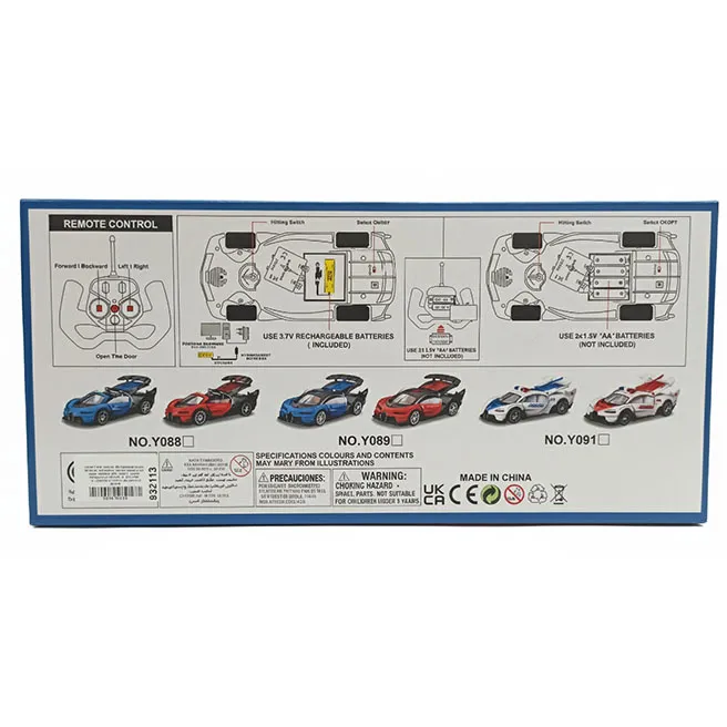 Mașină de curse cu radiocomandă, albastră, cod 932113 Mașină de curse cu radiocomandă, albastră, cod 932113