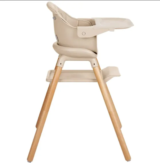 Scaun de masa 6 in 1 Kikkaboo Woody Beige Scaun de masa 6 in 1 Kikkaboo Woody Beige
