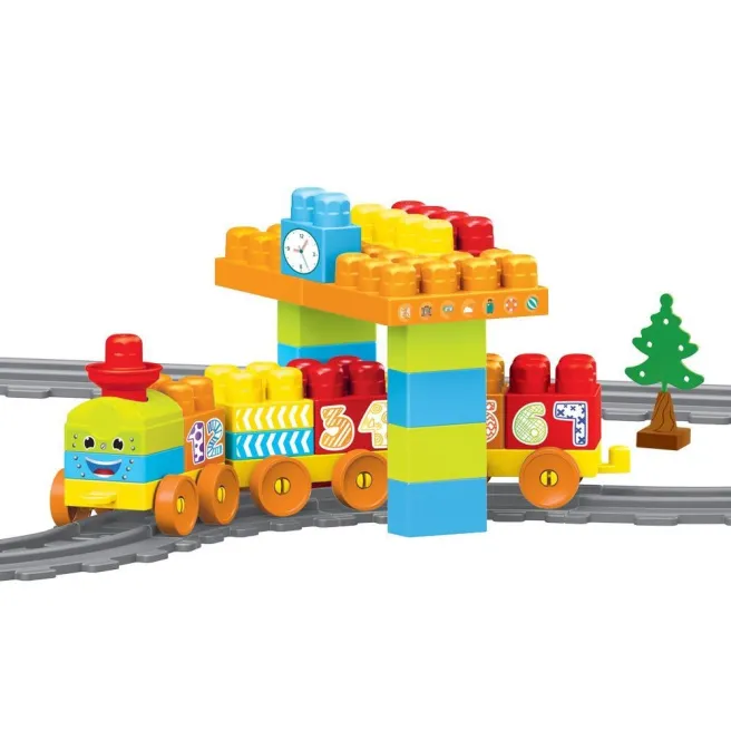 DL Set de constructii cu trenulet, 58 piese DL Set de constructii cu trenulet, 58 piese