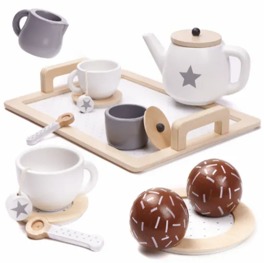 Set de ceai pentru copii din lemn W10B318B