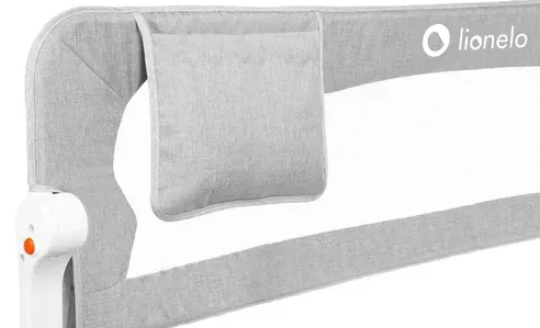 Barieră de protecție pentru pat Lionelo Eva Grey Melange, 150 cm Barieră de protecție pentru pat Lionelo Eva Grey Melange, 150 cm