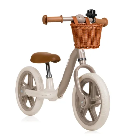 Bicicleta fara pedale Lionelo Alex Plus Beige Sand Bicicleta fara pedale Lionelo Alex Plus Beige Sand