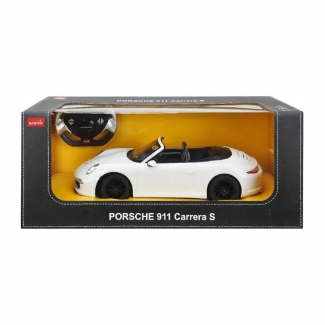 Mașină RASTAR R/C 1:12 Porsche 911 Carrera S 47700, albă Mașină RASTAR R/C 1:12 Porsche 911 Carrera S 47700, albă