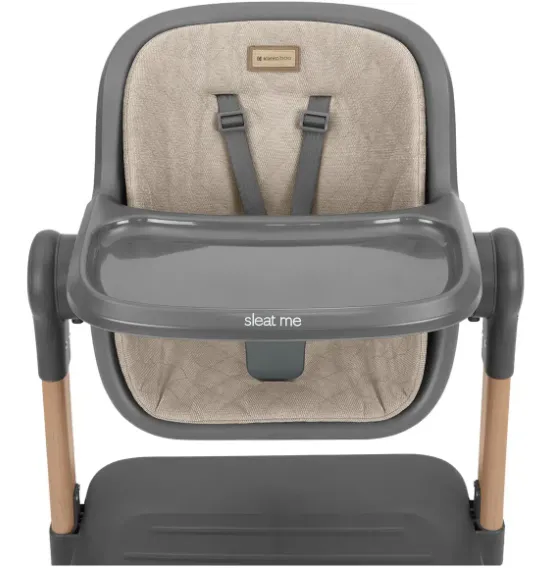 Scaun de masa 2 in 1 KikkaBoo Sleat Me Beige Scaun de masa 2 in 1 KikkaBoo Sleat Me Beige