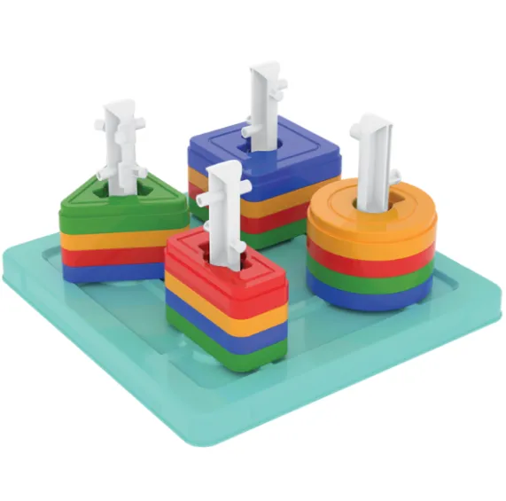 Joc educativ geometric, 16 elem. Joc educativ geometric, 16 elem.