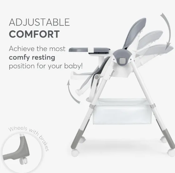 Scaun de masa Kikkaboo Spicy + Grey Scaun de masa Kikkaboo Spicy + Grey