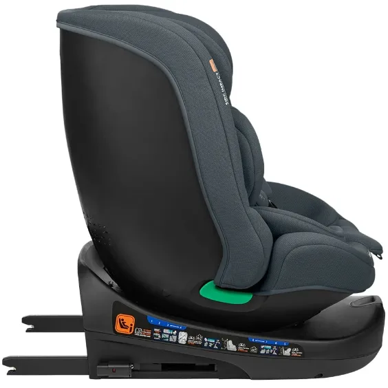 Scaun auto 40-150 cm (i-Size) Isofix KikkaBoo i-Round Dark Grey, rotativ 360 Scaun auto 40-150 cm (i-Size) Isofix KikkaBoo i-Round Dark Grey, rotativ 360