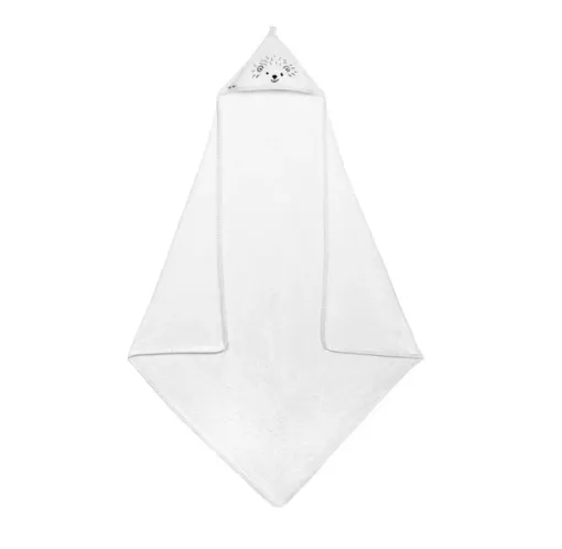 Prosop de baie Akuku Hedgehog White, 100x100 cm Prosop de baie Akuku Hedgehog White, 100x100 cm