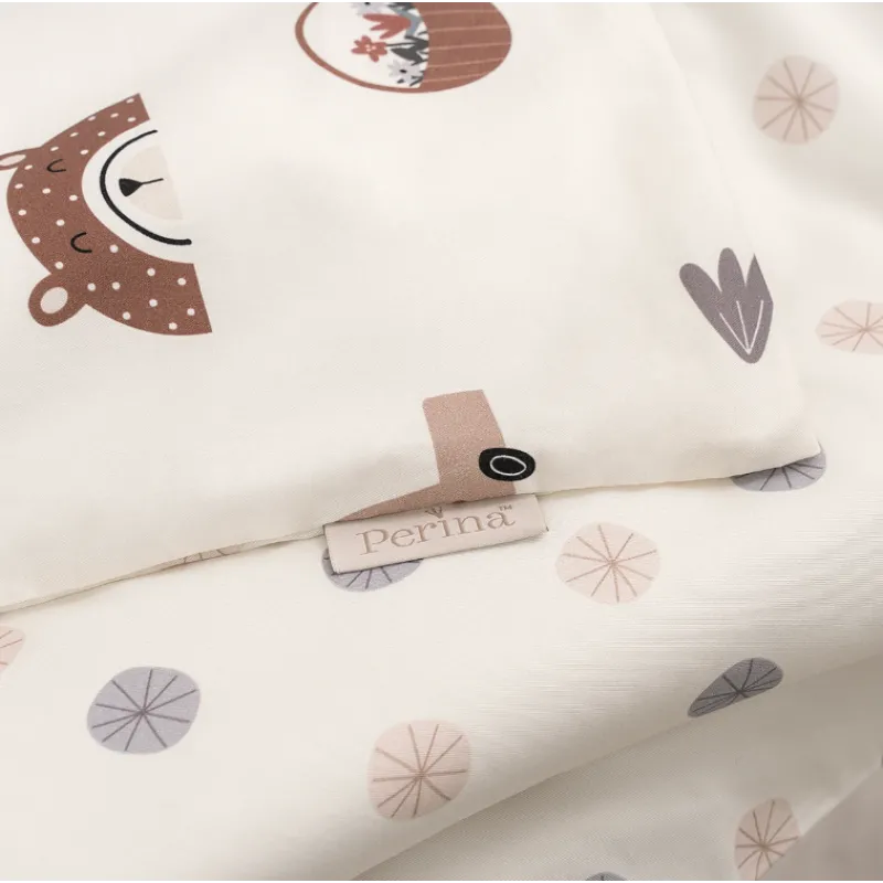 Lenjerie de pat pentru copii Perina Bonjour Bebe (BB3-01.1) Bej Lenjerie de pat pentru copii Perina Bonjour Bebe (BB3-01.1) Bej