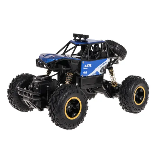 Mașină Rock Crawler 1:16 cu telecomanda, metalică, albastră, cod 2428D Mașină Rock Crawler 1:16 cu telecomanda, metalică, albastră, cod 2428D