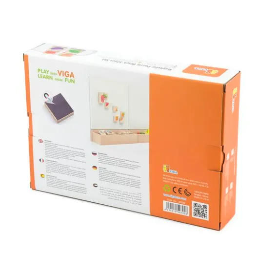 Puzzle-uri magnetice „Fructe” 32 elem. Puzzle-uri magnetice „Fructe” 32 elem.