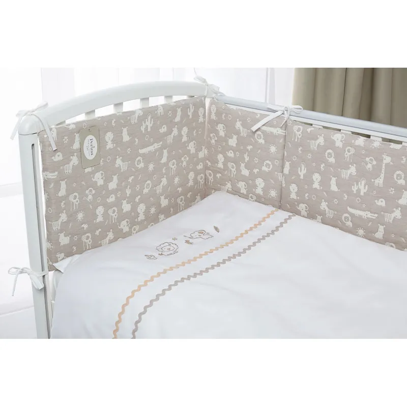 Lenjerie de pat pentru copii Perina Toys (TC6-02.4) Animăluțe bej Lenjerie de pat pentru copii Perina Toys (TC6-02.4) Animăluțe bej