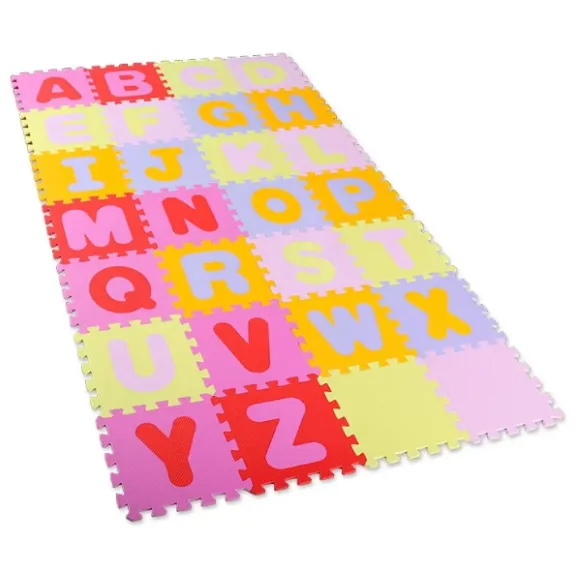 Covoraș-puzzle educativ „Alfabetul”, 28 elem.