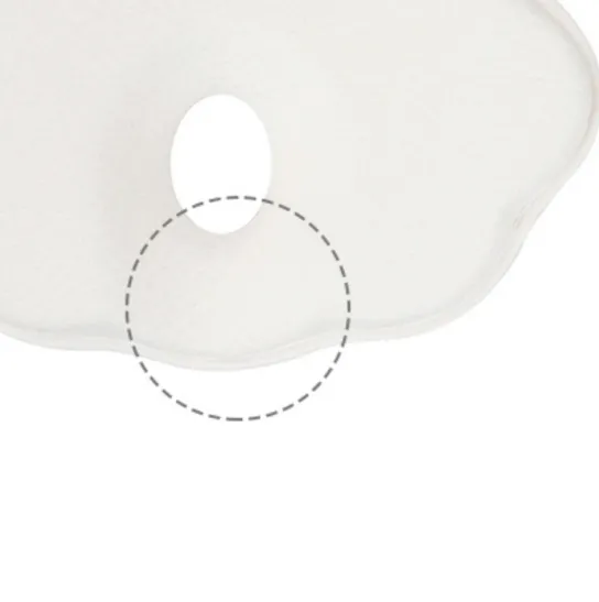 Pernă ortopedică Kikkaboo Cloud Airknit Alb Pernă ortopedică Kikkaboo Cloud Airknit Alb