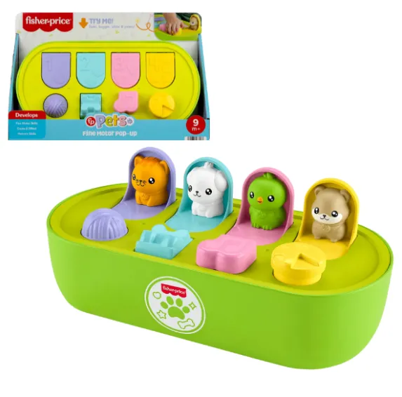 Jucărie educativă „De-a v-ați ascunselea cu animalele” de la Fisher Price