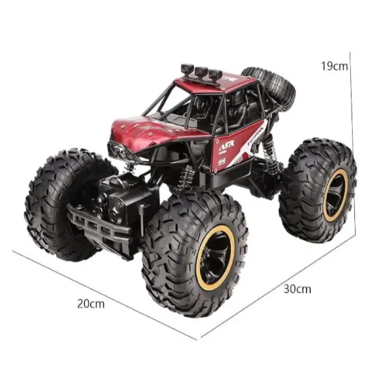 Mașină Rock Crawler 1:16 cu telecomanda, metalică, roșie, cod 2427D Mașină Rock Crawler 1:16 cu telecomanda, metalică, roșie, cod 2427D