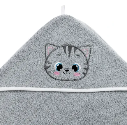Prosop de baie PernaMea Cat Grey, 90x90 cm Prosop de baie PernaMea Cat Grey, 90x90 cm