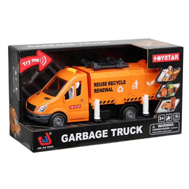 Mașină „Camion de gunoi” portocaliu, cod 860201