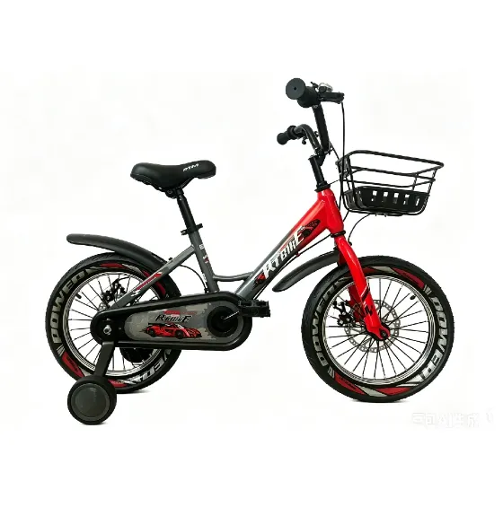 Bicicletă pentru copii 14″, cu roți ajutătoare (945089)