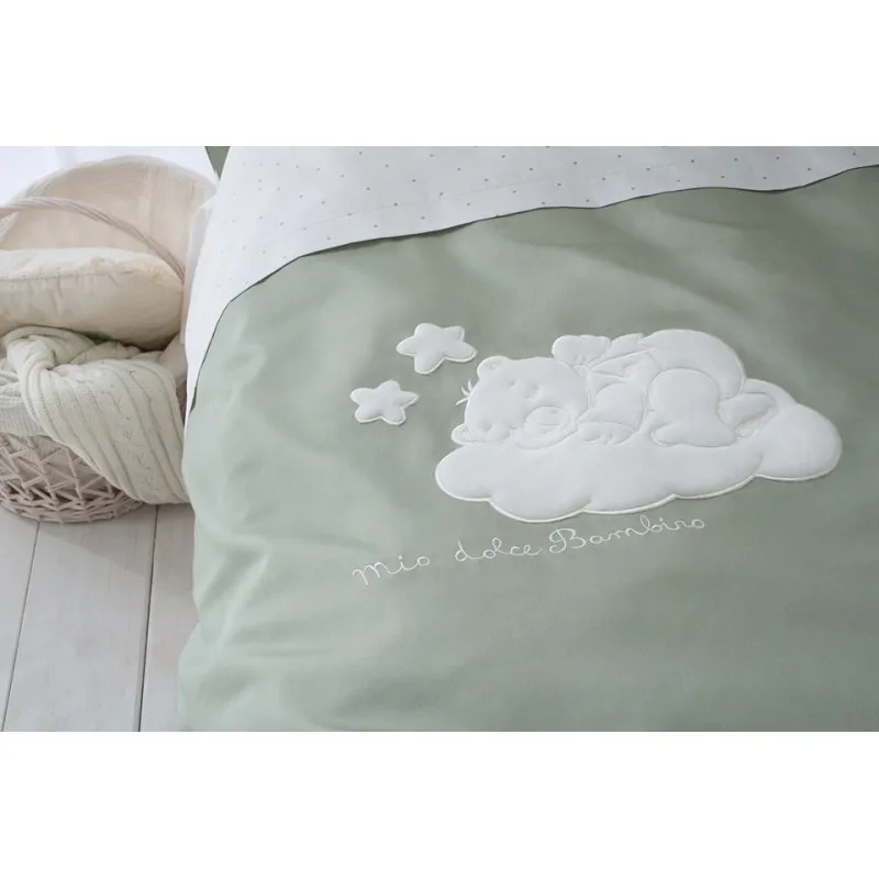 Lenjerie de pat pentru copii Perina Bambino (BB6-01.1) Olive Lenjerie de pat pentru copii Perina Bambino (BB6-01.1) Olive